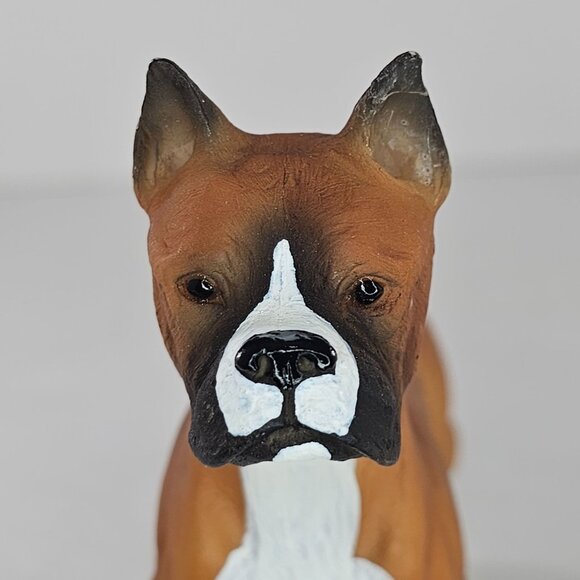 North Light England Boxer Dog Fawn Color Figurine Standing 5.5" *Repaired* - Picture 7 of 8
